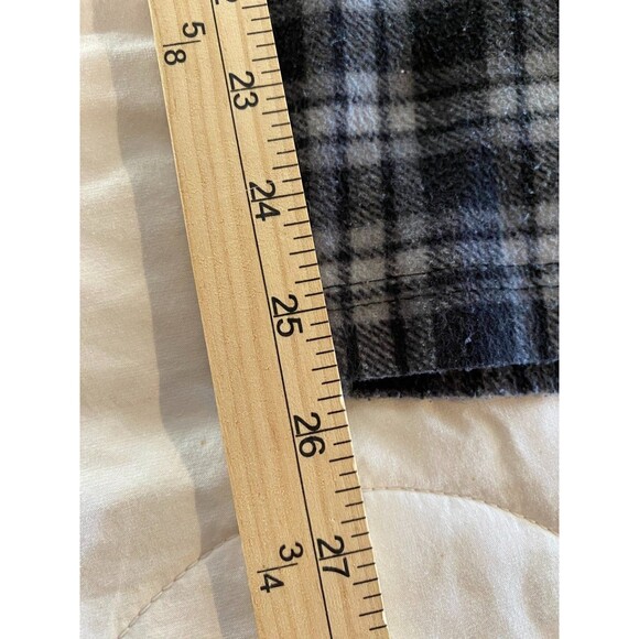 Fruit Of The Loom Men's Sleepwear Sz XL Pants Black Grey Plaid Polyester - Picture 10 of 10